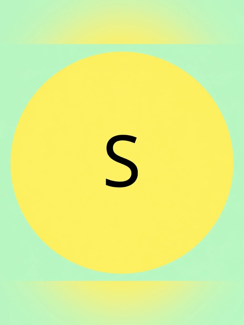 50 SHIPPING STICKERS - 2” ROUND - SIZE CLOTHING LABELS - SMALL “S” - YELLOW